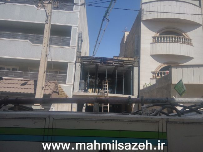 اسکلت بتنی آپارتمان بادی