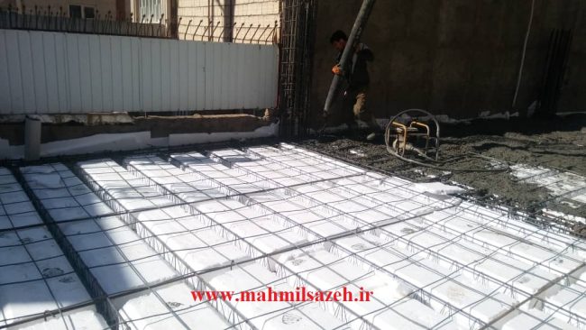 اسکلت بتنی منزل مسکونی آقای زینال زاده