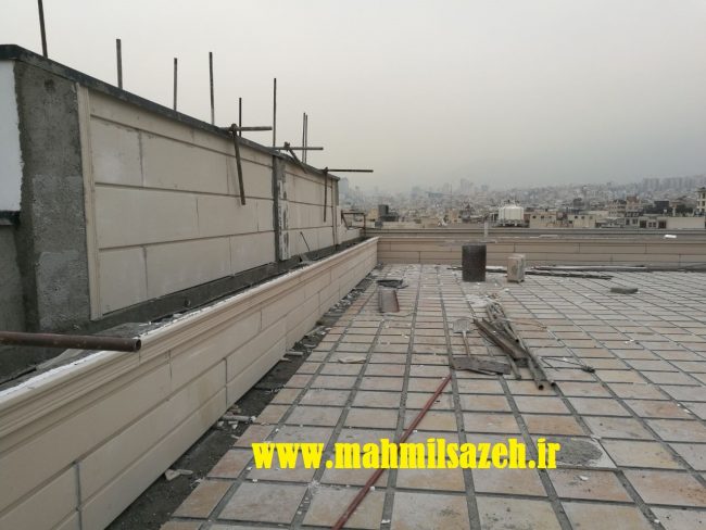 اجرای نمای داخلی بام سبز پاسداران