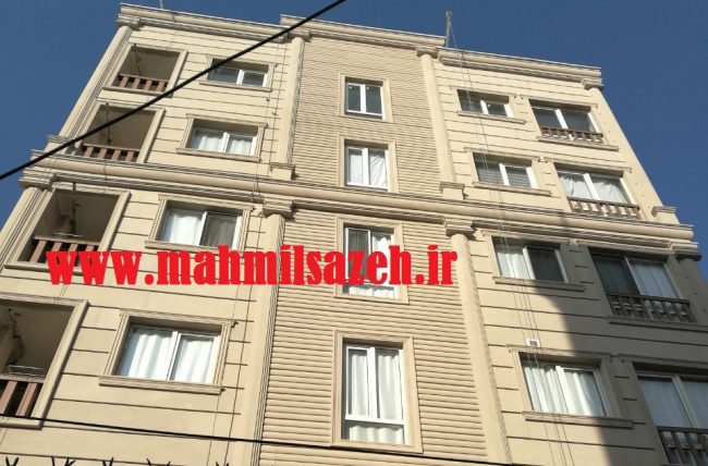 اجرای نمای مجتمع مسکونی آقای تنباکوچیان