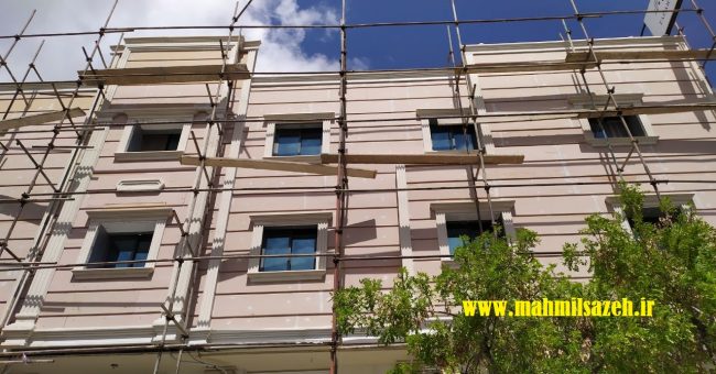 اجرای نمای هتل تالار شیراز