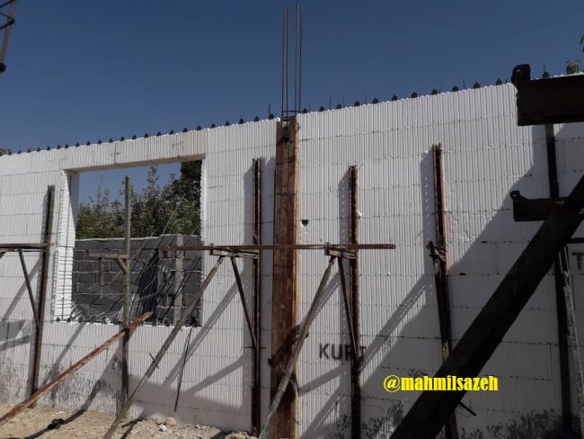 اجرای ساختمان مسکونی آقای حشمتی با سیستم ICF شهریار