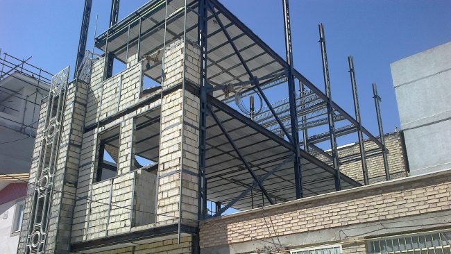 اجرای سقف کرومیت پروژه آقای مقدم