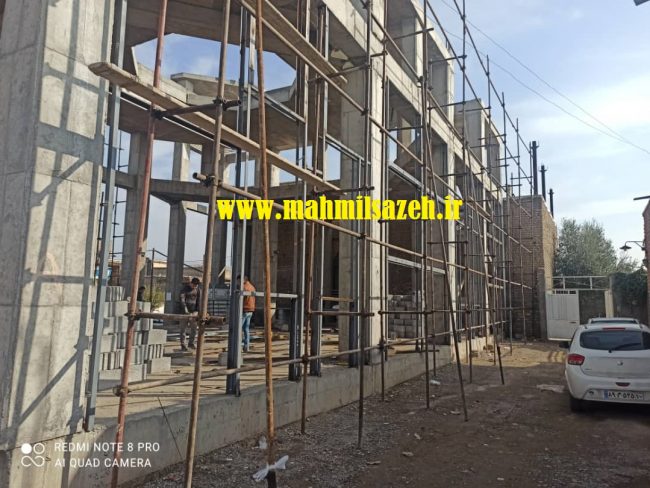 اجرای سفتکاری مسجد قائمیه جعفریه