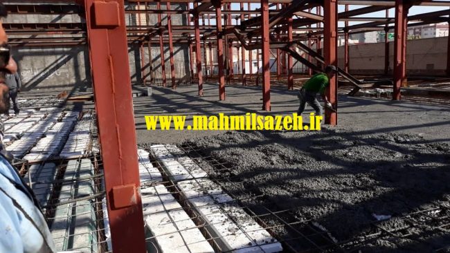 اجرای سقف فوم لس پروژه تجاری محله دوم پردیسان