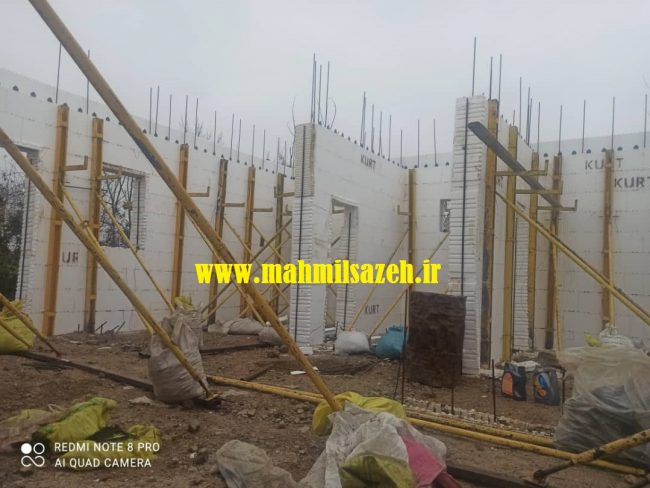 اجرای سازه ساختمان مسکونی آقای زرندی
