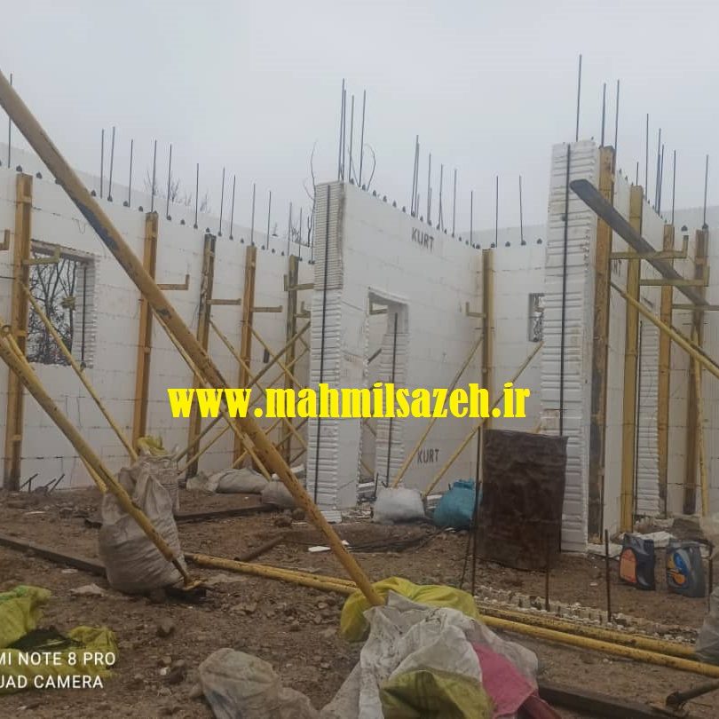 اجرای سازه ساختمان مسکونی آقای زرندی