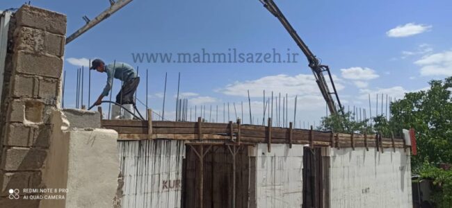 اجرای سازه با سیستم ICFپروژه آقای باقرزاده
