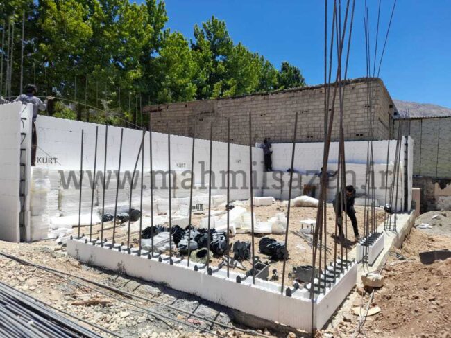a72c135c-c570-4b9d-9d51-7b60cb0a8284 اجرای سازه با سیستم ICF پروژه آقای علیپور