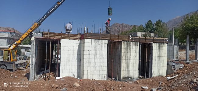 اجرای سازه ICF پروژه آقای محمد حسینی
